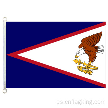 Bandera de Samoa Americana 100% poliéster 90 * 150 CM